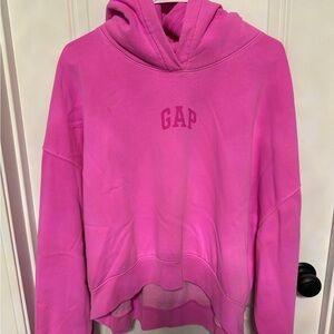 GAP Vibrant Pink Pullover Hoodie